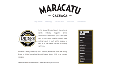 Desktop Screenshot of drinkmaracatu.com