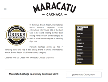 Tablet Screenshot of drinkmaracatu.com